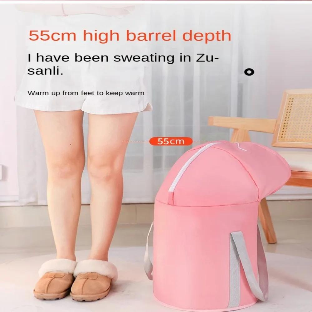 Fußbadewanne mit Griff Waschbecken für Zuhause Badewanne Faltbarer Eimer Tragbar Warm