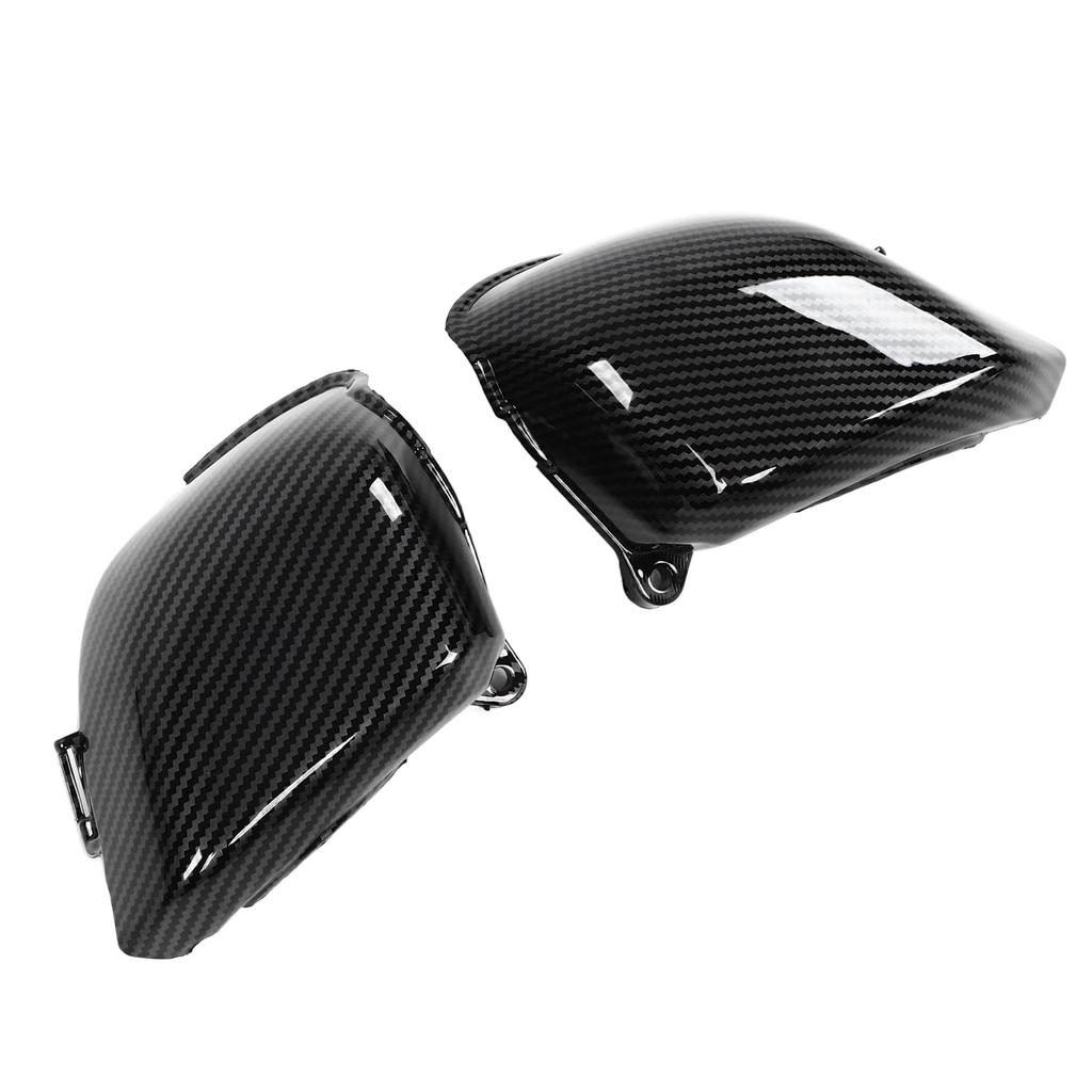 2 Pcs Carbon Fiber Style ABS Carburetor Side Cover Replacement for CB 400 CB400 VTEC 1999‑2007