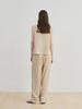 Moia Wrinkle Banding Pants (Beige)