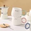Creative and Simple English Mugs with LIDS Couple Milk Cups High Appearance Level Coffee Cups and Fresh and Clean Water Cups