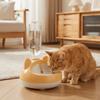 Splash-proof Cat Gravity Water Dispenser Non-Slip Cat Water Bowl Holder Daily Drinking
