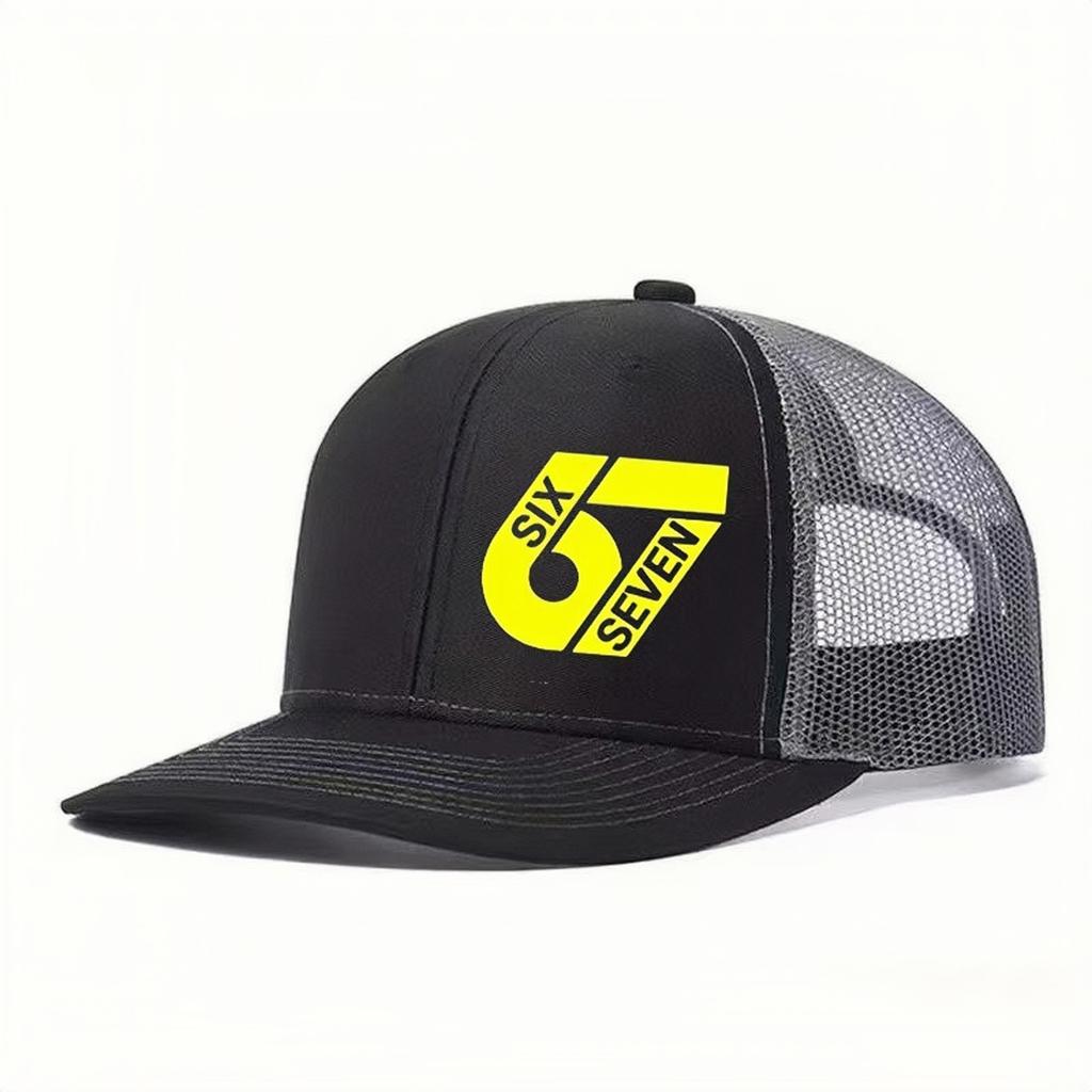 Printed Baseball Cap Fashion 67 Vintage Cap Outdoor Sports Sun Hat