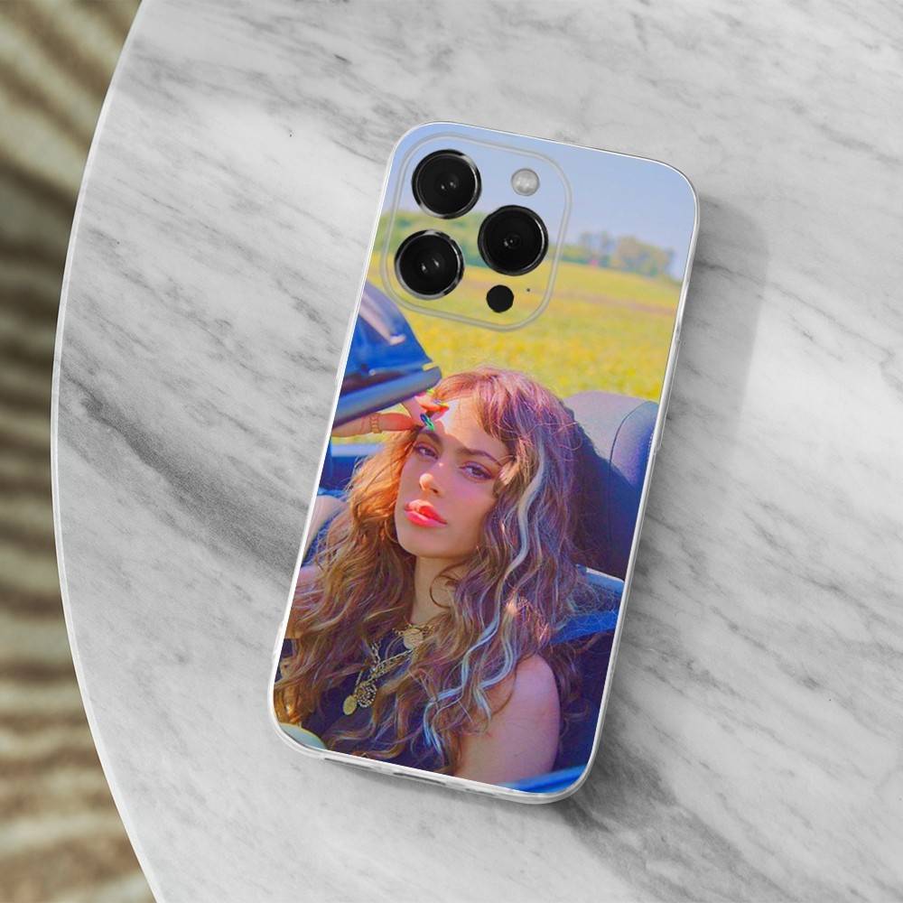 Singer T-Tini S-Stoessel Phone Case For iPhone 16,15,14,13,12,11 Pro,Max,Plus,X,XS,XR,SE,Mini Transparent Soft Cover