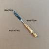 304 Stainless Steel Bamboo-Handled Knife Fork Spoon Set for Hotel Tableware and Western Food, Thickened Dessert Spoon and Steak Knife Fork.