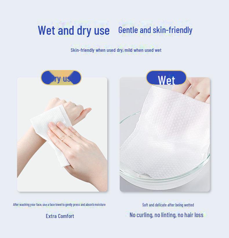 600g Erle Cotton Face Wash Towels - Hanging Pull-Out Cleansing Towels for Beauty Salons