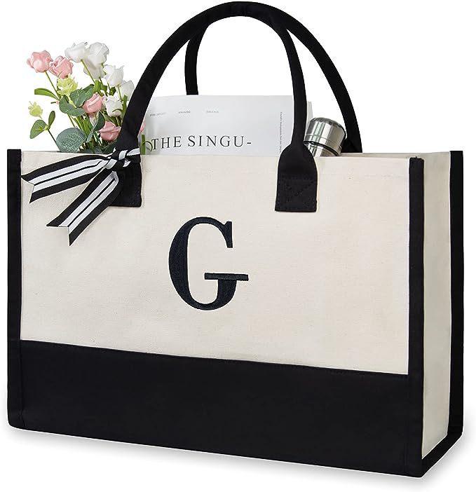 Large-Capacity Fashion Tote: Film-Coated Spliced Canvas Handbag