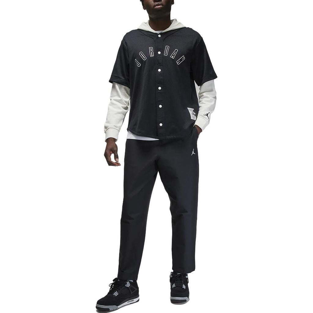 New Jordan Knitted Sweatpants Men's Black FB7325-010