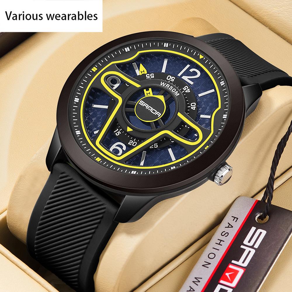 New Electronic Watch Youth Fashion Trend Men's Watch Digital Silicone Cool Watch Waterproof Shockproof Watch