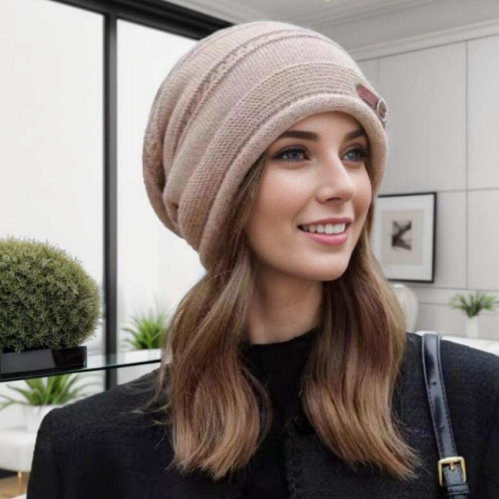 Thickened Winter Hat Keep Warm Big Head Circumference Hat Fashion Ear Protection