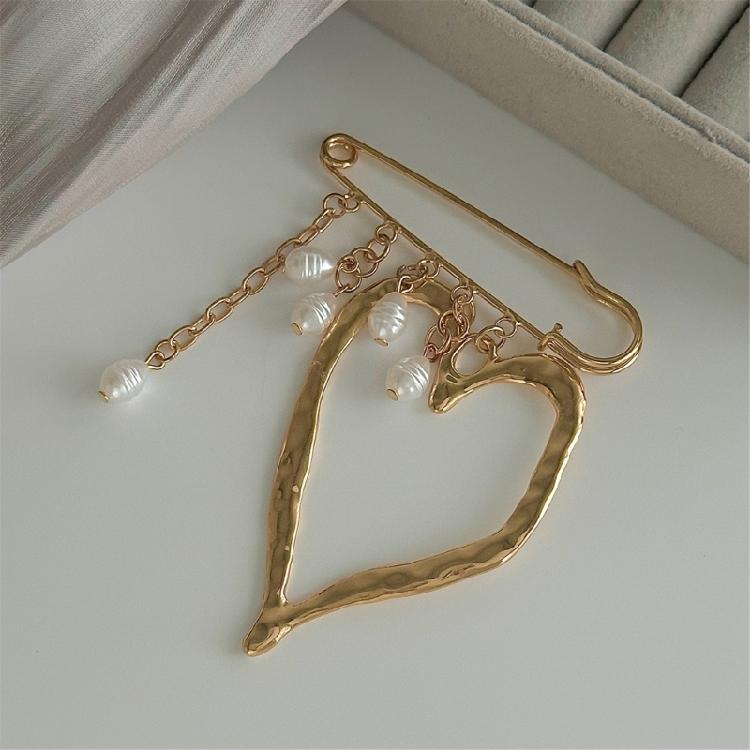 Dateless Heart Anstecknadel für Damen Herren Zarter Schmuck Geschenk für Weihnachten Verlobung Freundschaft Andenken