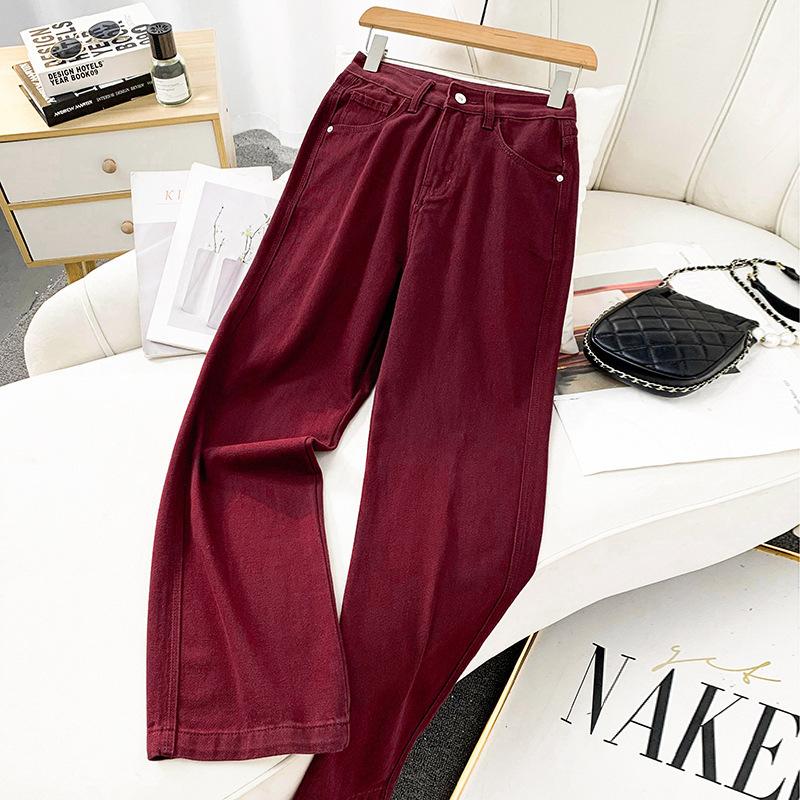 Retro Wide-leg Jeans for Women In Autumn Loose Casual Floor Wide-leg Jeans for Women In Autumn