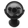 Clip On Fan 360 Degree Rotatable 3 Gears Quiet USB Charging Portable Small Desk Fan for Office