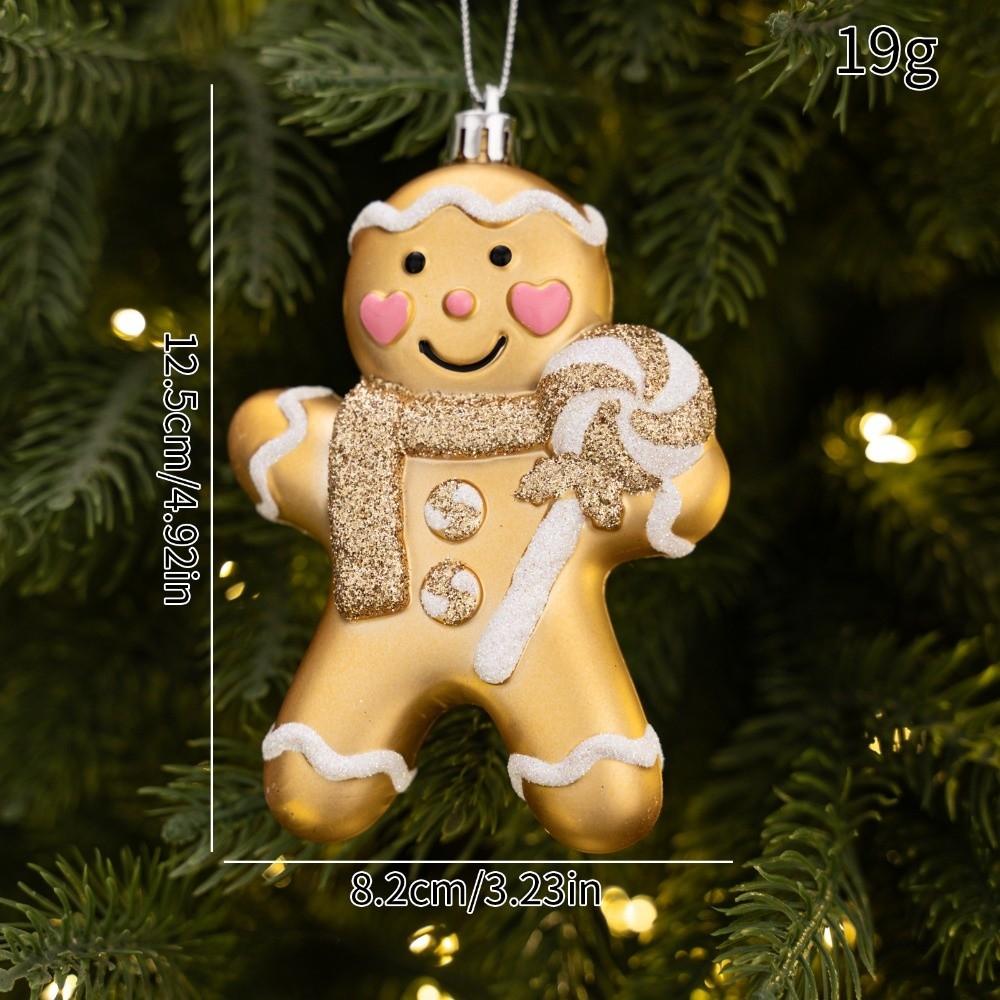 Hanging String Tree Pendant Cartoon Figurine Xmas Hanging Decor Christmas Tree Decor
