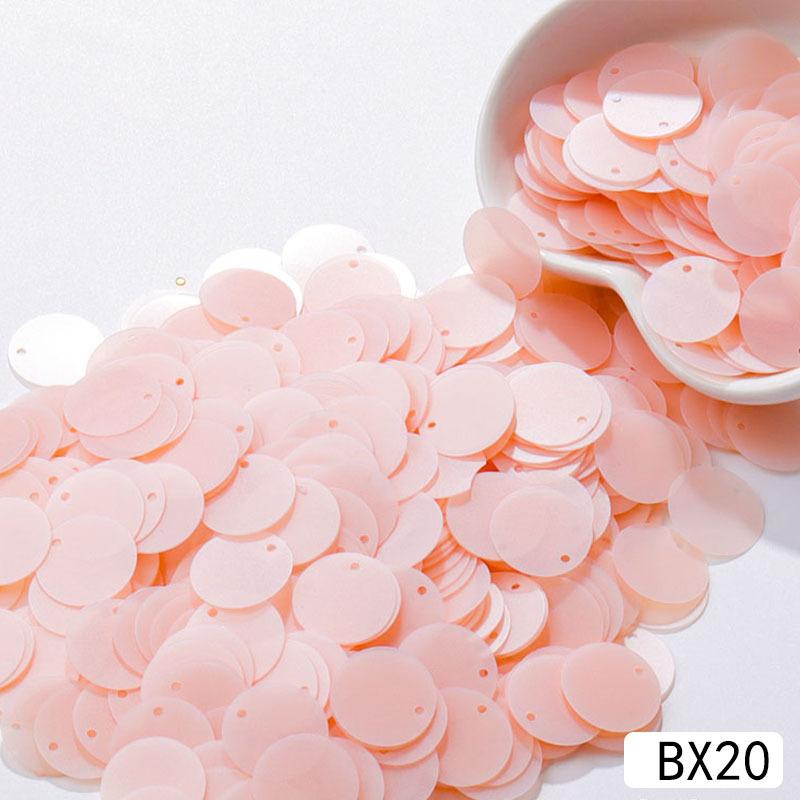 30mm Clear Flat Round Sequins Bulk Pack for Handmade Craft Projects Wedding Sewing Decoration