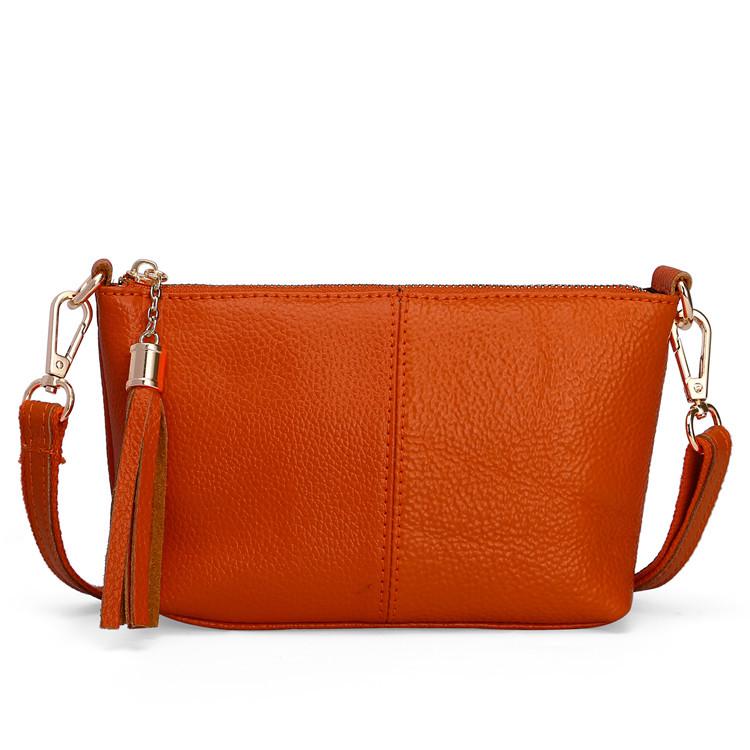 Dámská velkokapacitní kabelka a crossbody taška z pravé kůže v korejském stylu