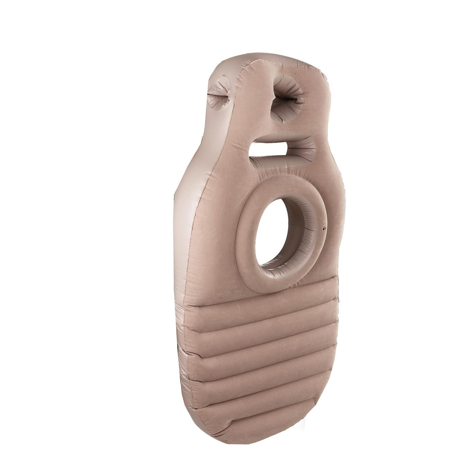 Flocked PVC O-type Yoga Mat For