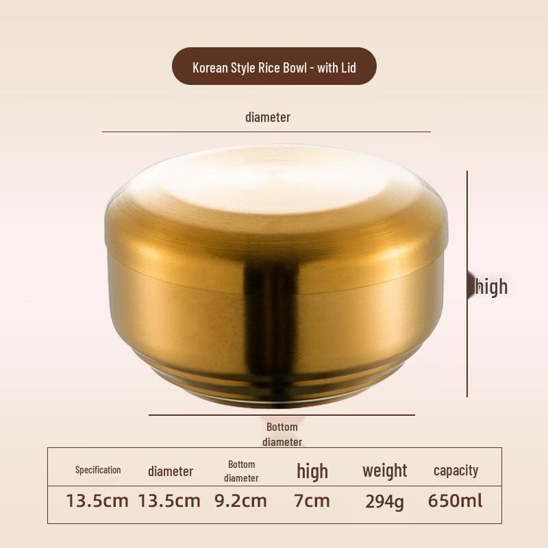 Lijia 304 Stainless Steel Rice Bowl