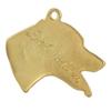 Dalmatian, Carriage Dog, Spotted Coach Dog - Gilded key ring with dog in gift box, handbag decoration, luxury accessory by Art-Dog brand