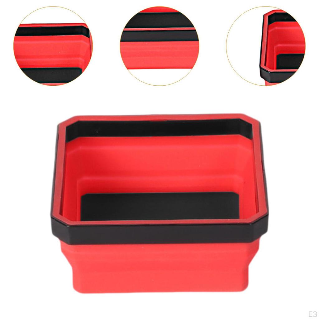 Parts Tray for Tools, Silicone Storage Box Hardware Items