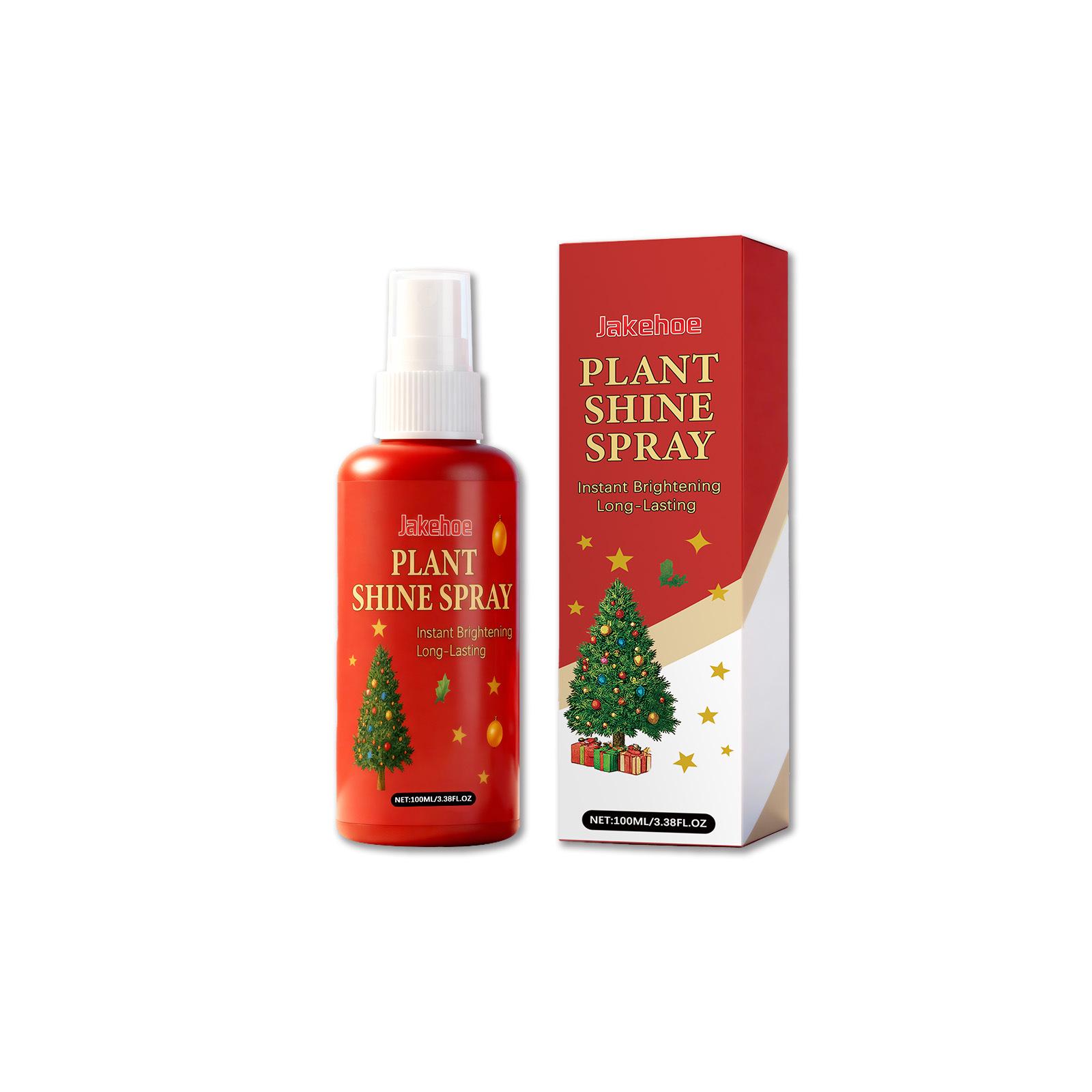 

JAKEHOE Artificial Plant Shine Spray - Festival Home Display Brightener for Faux Greenery and Flower Garlands