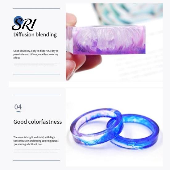 Epoxy Resin Color Pigments 10ml Dye Highly Concentrated Colorant Liquid Coloring for DIY Crafts Pigment AB Jewelry Making And Craft