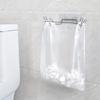 Stainless Steel Wall Mounted Kitchen Trash Bag Holder Plastic Bag Organizer Storage Rack for Kitchen Bathroom