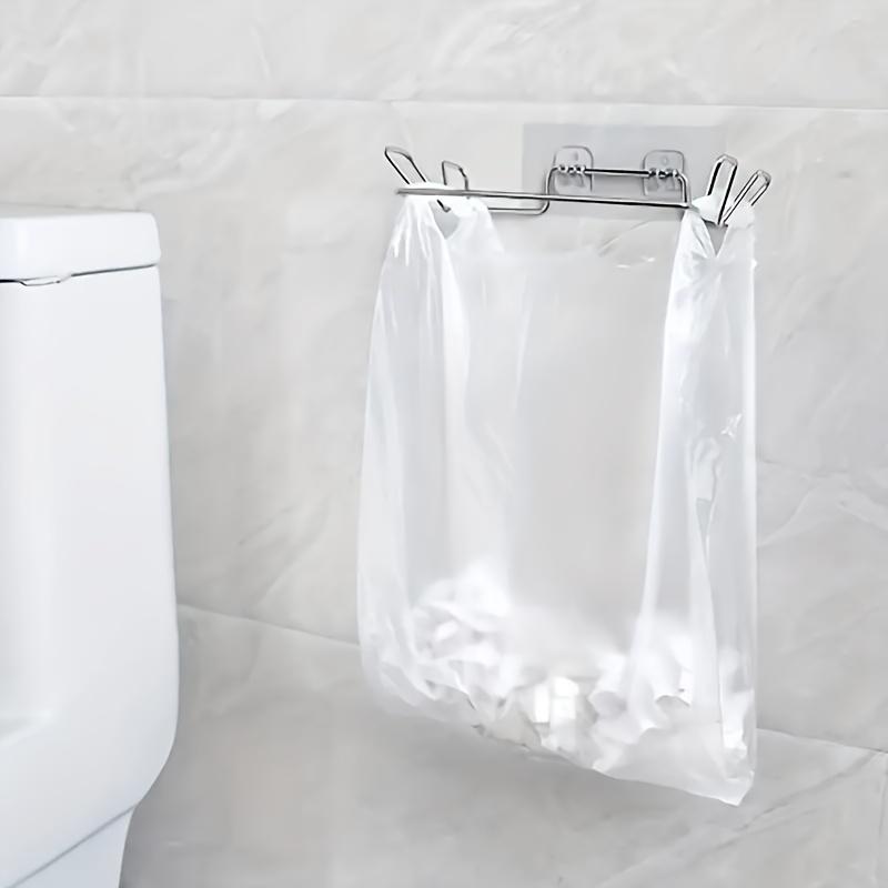 

Настенный держатель для мусорного мешка из нержавеющей стали для кухни, органайзер для пластиковых пакетов, стойка для хранения для кухни и ванной комнаты Pasted
