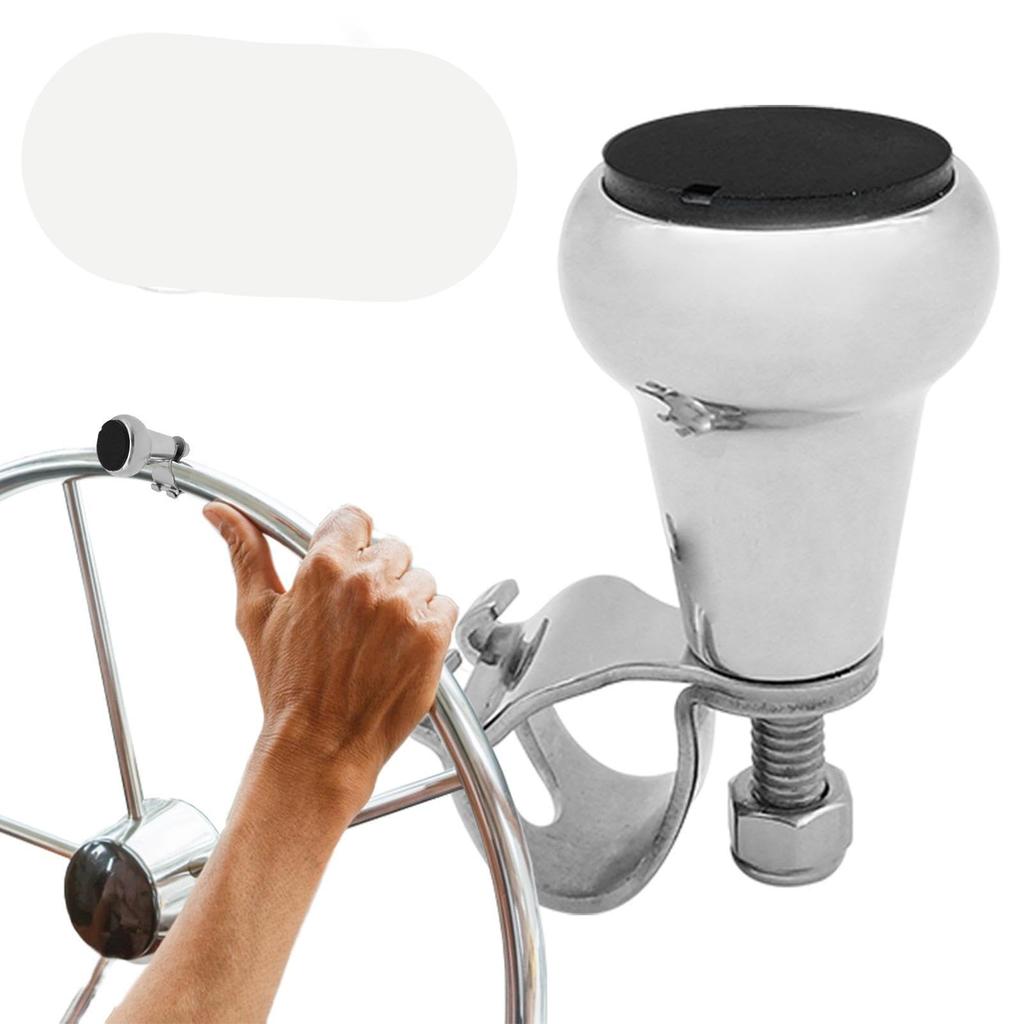Ergonomic Grip Marine Accessories- Marine Steering Wheel Ball, Labor Saving Control Ball Steering Wheel