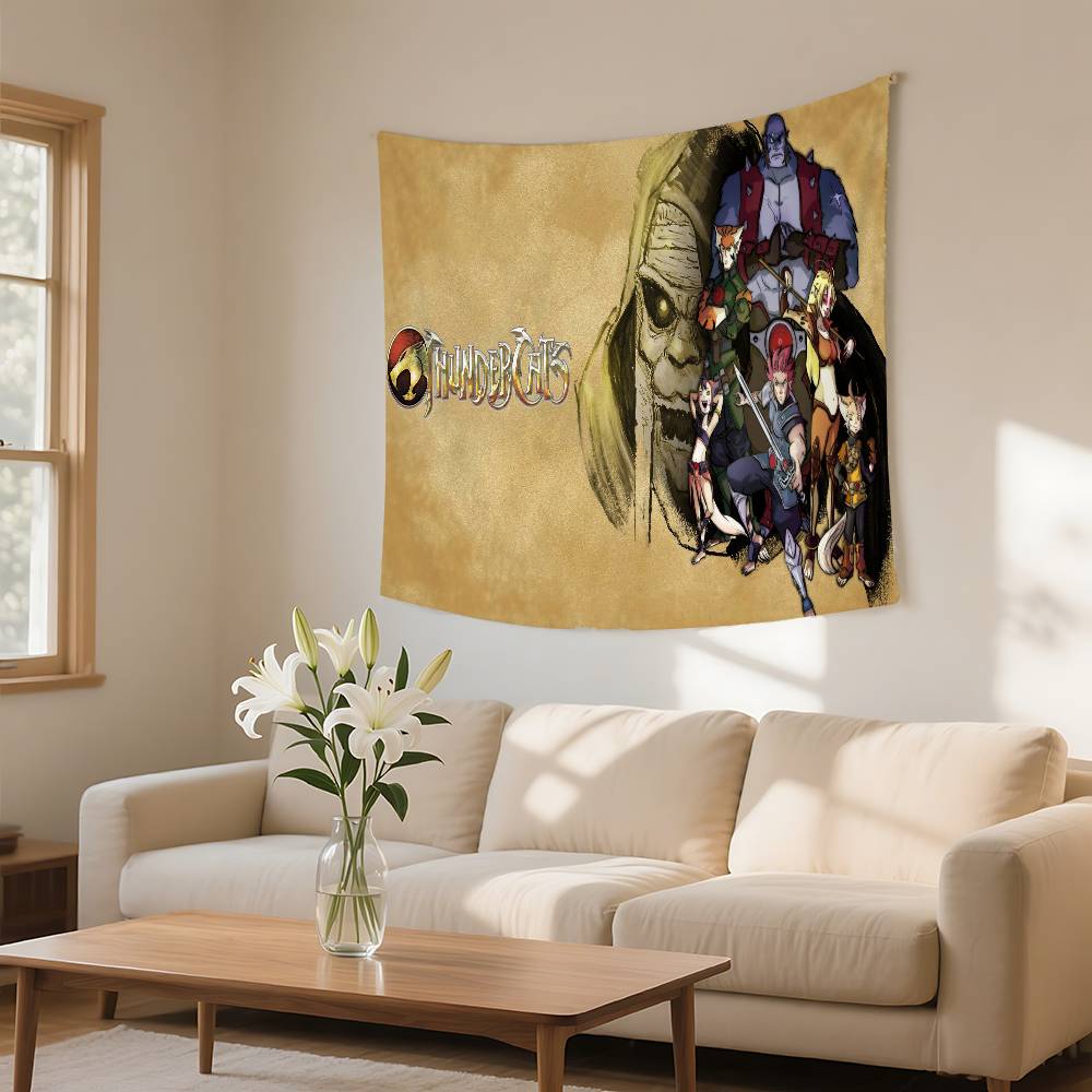Hallway TThundercats Tapestry Wall Hanging Tapestry Art Deco Blanket Curtain Hanging At Home Bedroom Living Room Decor