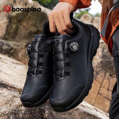 Herren Outdoor-Sportschuhe sind rutschfest und bequem, mit einer Drehschnalle für angenehmen Tragekomfort und Widerstandsfähigkeit.. Ganzjahresschuh-Aktion