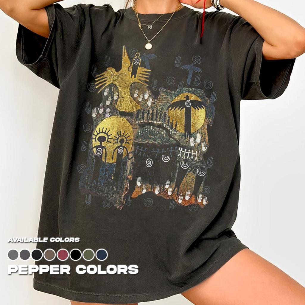 Comfort Colors Shaman Graphic Tee, Retro 90s Unisex Shirt
