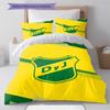 Defensa y Justicia Pattern Bedding Set Quilt Cover Pillowcase Home Decor Gift (1 * duvet cover + 2 * pillowcase, without core)