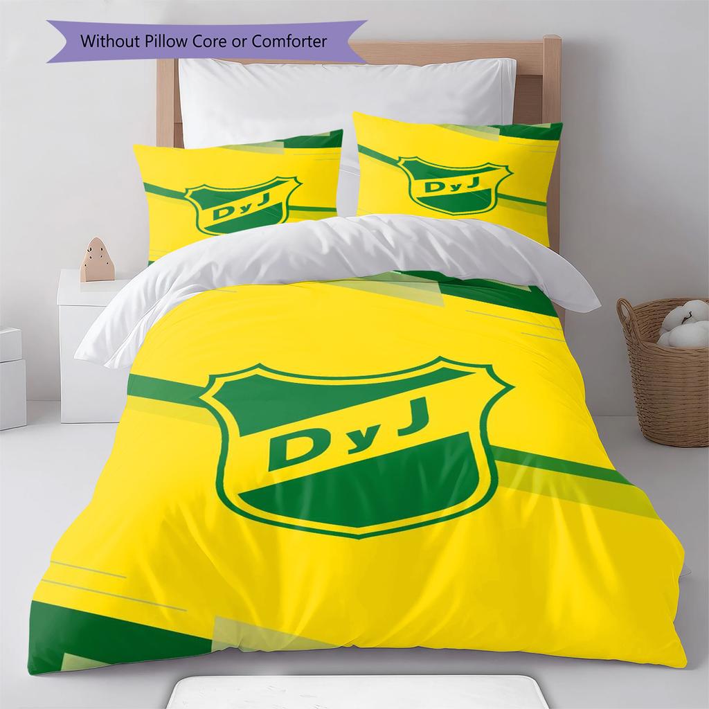 Defensa y Justicia Pattern Bedding Set Quilt Cover Pillowcase Home Decor Gift (1 * duvet cover + 2 * pillowcase, without core)