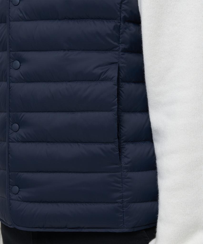 Musinsa Standard V-Neck Light Down Vest [Navy]