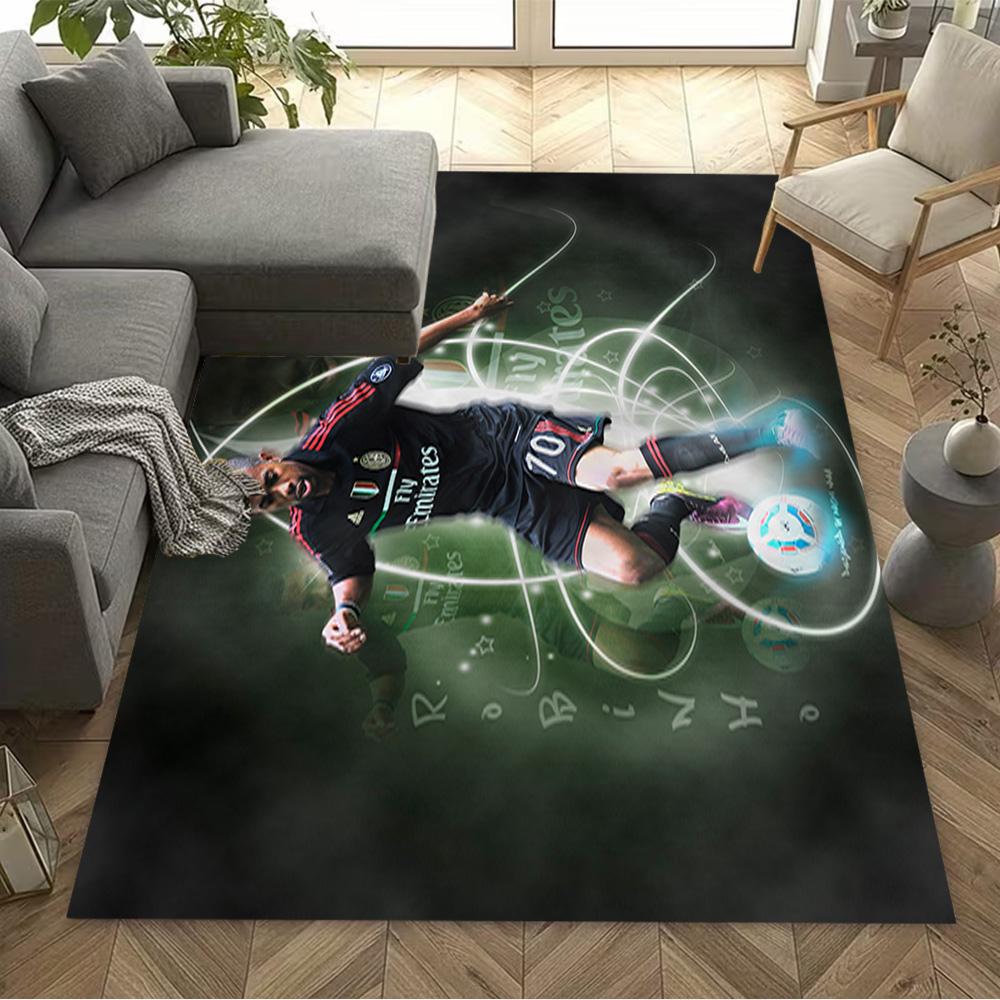 Ac Milan Celebration Floor Mat Suitable for Balcony Living Rooms Study Room Entryway Antislip Carpet Decorate Offices Gift for Festivals