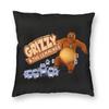 Happy Grizzy And The Lemmings Cushion Cover Sofa Home Decor Cartoon Lemmings Bear Square Throw Pillow Cover 45x45cm