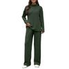 Two Piece Sets For Women Casual Loose Long Sleeve Shirts And High Waisted Drawstring Shorts Tracksuit Fall Outfits