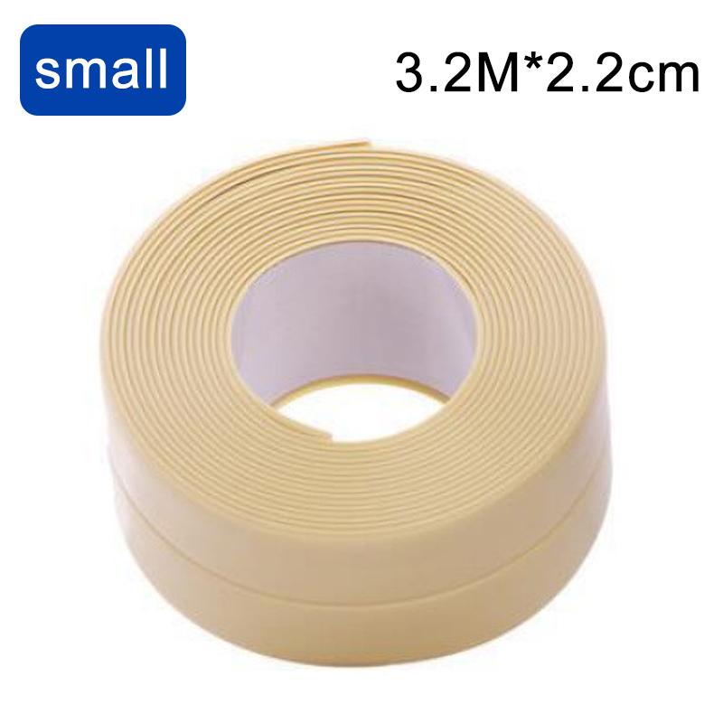 1pc, Bathroom Shower Sink Bath Sealing Strip Tape, PVC Self Adhesive Waterproof Wall Sticker For Bathroom, Sink, Bathtub, Toilet