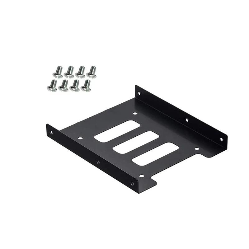 2.5 Inch To 3.5 Inch Metal Mounting Bracket Hard Drive Adapter Ssd Hdd Holder Accessories