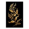 1pcs Canvas Painting Dark Golden Flower Wheat Canvas Painting Decorative Paintings Wall Decor Art Mural Wall Decoration for Home No Frame