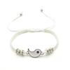 2pcs Tai Chi Yin Yang Couple Bracelet for Lover Handmade Woven Baided Rope Adjustable Bracelets Friendship Bangles Jewelry Gift