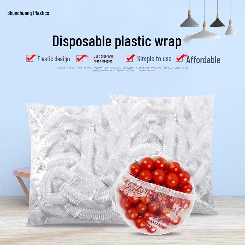 Elastic Food-Grade Thick Disposable Cling Film Covers for Leftovers