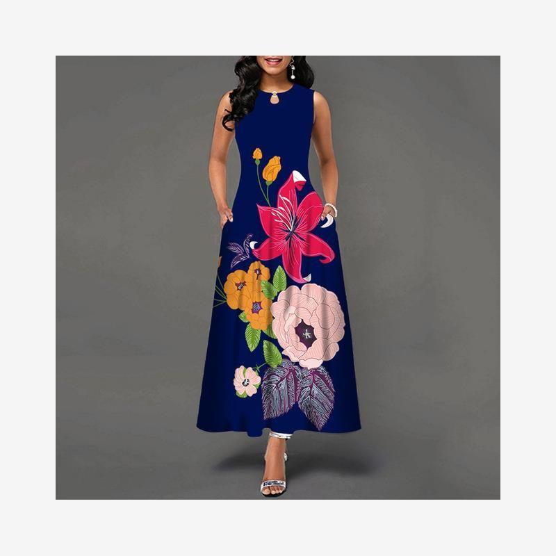 

Women s Large Vintage Pocket Dress Women clothes Plus size Retro Pocket Dress WX16 XL