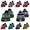 NHL Knit Hat Jet Team Ice Hockey League Cap Thrashers nhl Embroidered Knit Hat