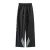 Qiuxin new design sense three bars outdoor paratrooper pants men's straight long pants casual pants one piece shop