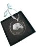 Borzoi, Russian Hunting Sighthound - Crystal Bauble with a Photo, Dog Photo In Crystal, Personalized Christmas Tree Ornament by Art-Dog Brand