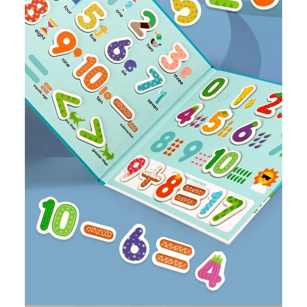 Kids Math Arithmetic Magnetic Stickers Digital Decomposition Games Baby Early Learning Math Toys Montessori Educational Toys