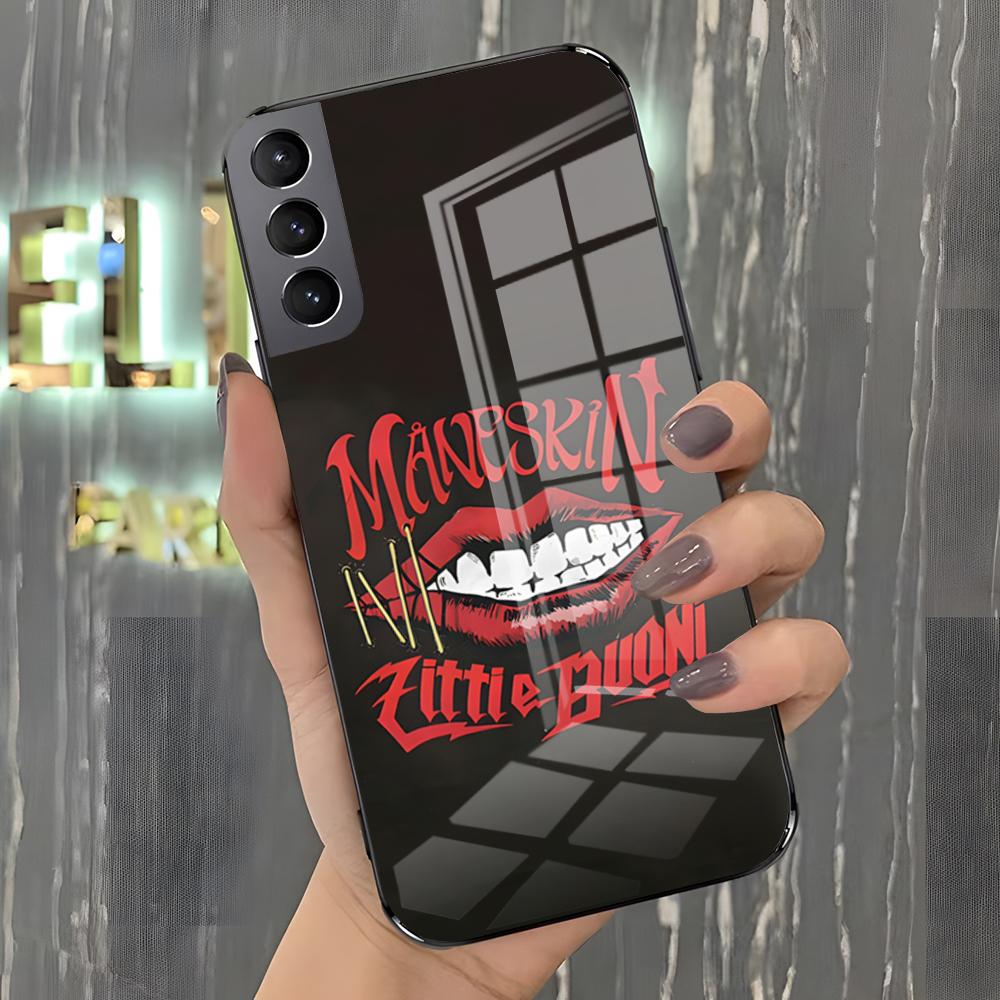 

Rock Band M-Maneskin Phone Case For Samsung A25 A13 A33 5G A54 A36 A35 A56 A52 A14 Shockproof Glass Cover Samsung A13 5G