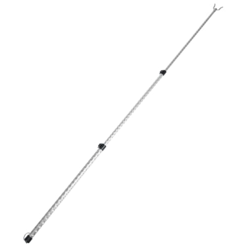 BESPORTBLE Telescopic Stainless Steel Clothes Drying Pole, 2m, Adjustable Length, Lightweight Design for Reaching High Places, Ideal for Drying Laundr