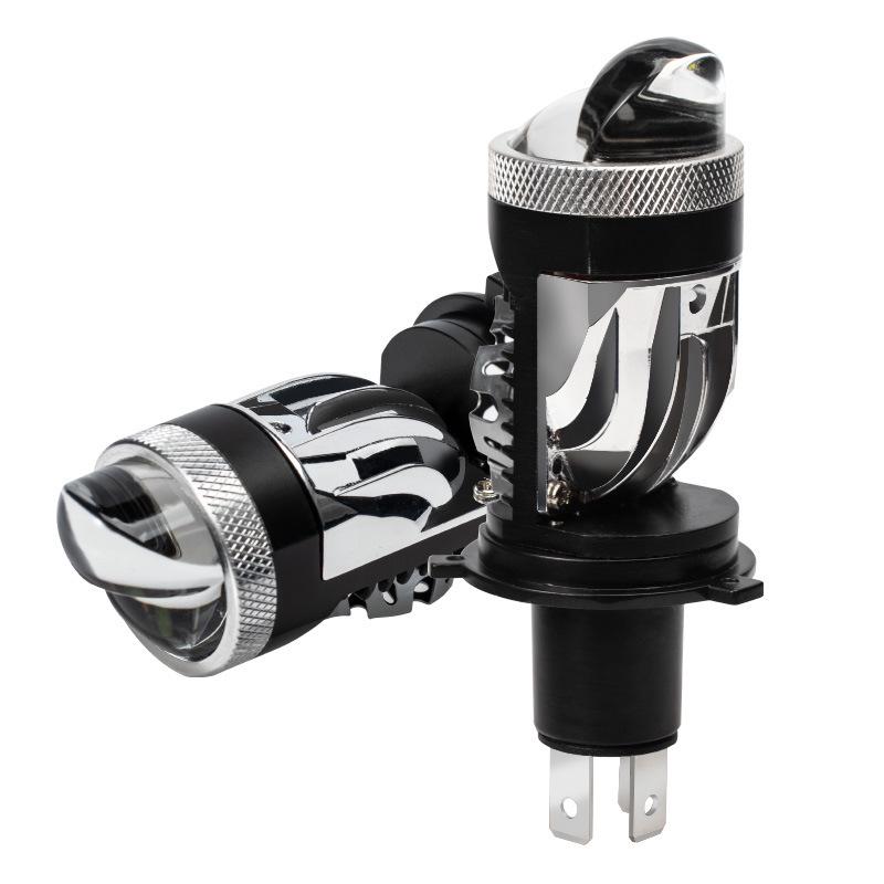 P9 LED Headlight Lens with High/Low Beam - Universal 12V for Cars & Motorcycles